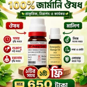 Original Germany Egnus Castus + মেসেজ অয়েল ফ্রি